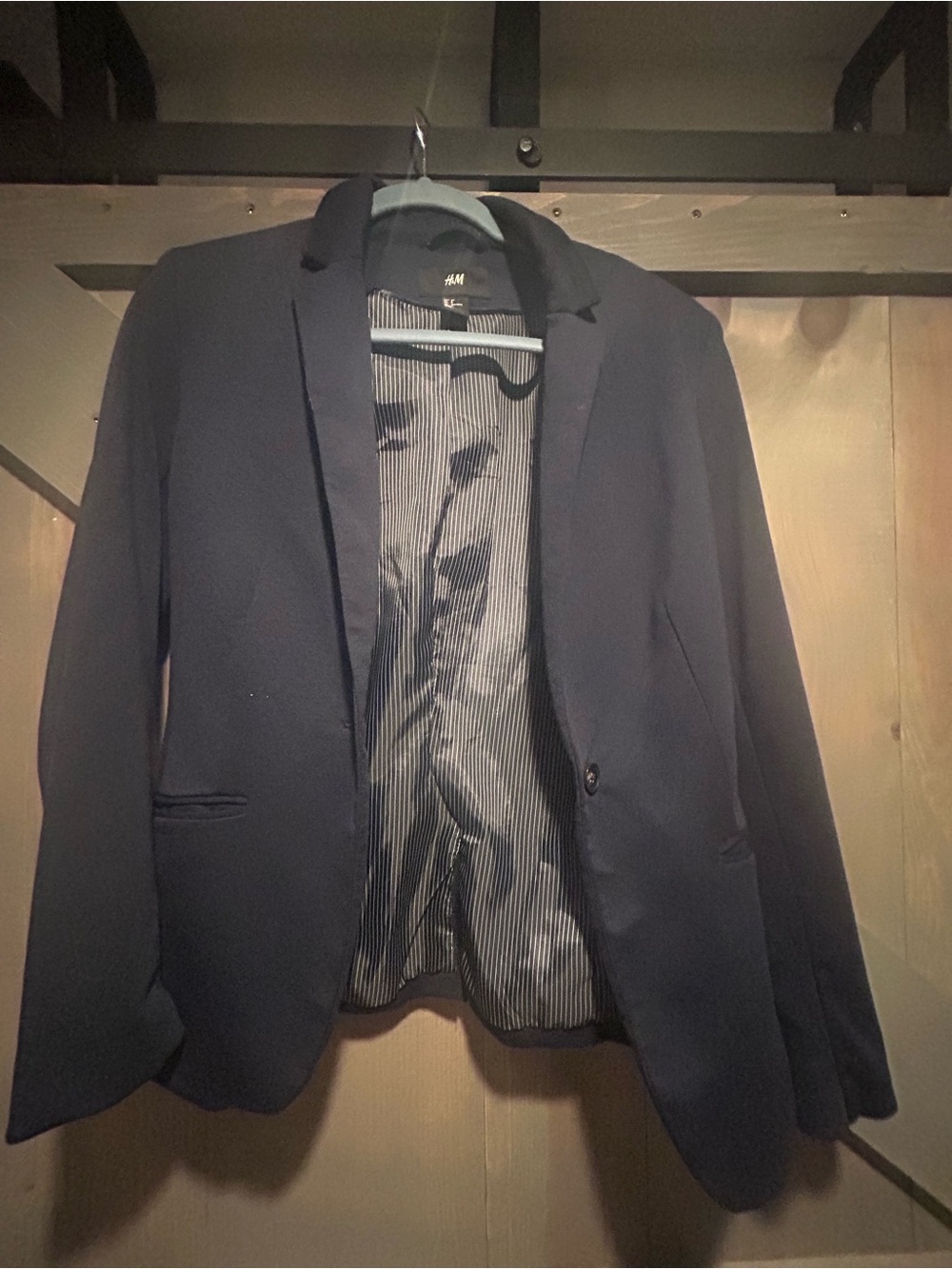 H&M Navy Single-Button Women’s Blazer